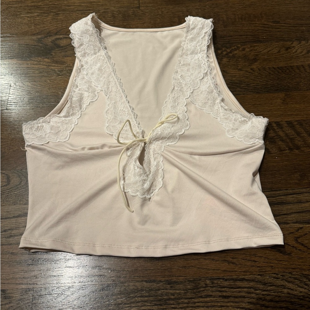 Crop Lace Tank